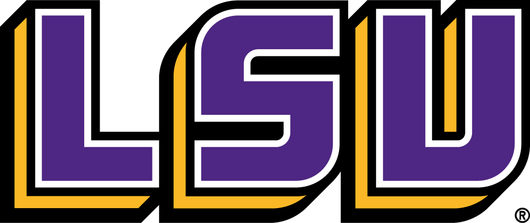 LSU Tigers 2002-Pres Wordmark Logo v3 iron on transfers for clothing